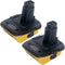 2-Packs DCA1820 18V to 20V Battery Adapter Replace for Dewalt 20V MAX Lithium Battery DCB200 DCB203 DCB204 DCB205 DCB206 for Dewalt 18Volts Tools ...