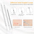 Pimple Popper Tool Kit, UUBAAR 9 PCS Blackhead Remover Tools with Tweezers, 16-Heads Professional Acne Zit Pimple Popper Extraction Tools, Whitehe...