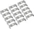 uxcell T8 Clips Bracket Hanger for Integrated Tube Light Fixture, Nickel-plated Manganese Steel, Pack of 15...
