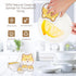 8 Pack Happy Dog Dishwashing Sponges Natural Wood Pulp Fiber High Efficient Absorbing Cute Shape Sponges for Kitchen and Household Cleaning...