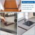 Floor Transition Strip Floor Cover Strips Self Adhesive Flooring Transitions Laminate Floor Strip 2" Wide Vinyl Floor Flat Divider Strip (3.3Ft, B...