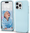 IceSword iPhone 15 Pro Case Baby Blue (2023), Liquid Silicone Case Phone Cover Slim Protective,Soft Anti-Scratch Microfiber Lining,Cute Pastel Bab...