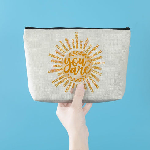 Sunshine Motivational Makeup Bag, Office Supplies, Office Accessories, Office Gifts for Coworkers Boss Lawyer Thank You Birthday Retirement Boss D...