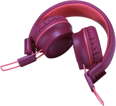 noot products Kids Headphones K33 Foldable Stereo Tangle-Free 5ft Long cord 3.5mm Jack Plug in Wired On-Ear Headset for Children/Teens/Boys/Girls/...