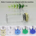20 Pcs 10ml Glass Bottle,Sterile Transparent Vial,Seals Empty Vials, Lab Sample Vial, Empty Vials with Self Healing Injection Port,with Flip Off A...