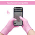 Nitrile Disposable Gloves, 3-mil, Medical exam Gloves Disposable Latex Free, Gloves for Cleaning & Esthetician, Pink Rubber Gloves, Pink Cleaning ...