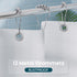 Titanker White Shower Curtain Liner 72 x 84 Extra Long Shower Liner Plastic Washable Shower Curtain Liner PEVA Shower Curtains for Bathroom with M...