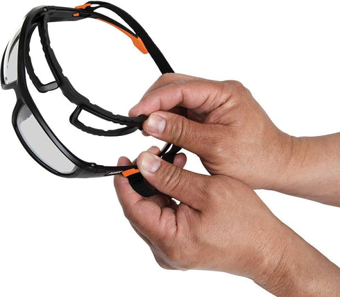 Klein Tools 60483 Safety Glasses Removable Gasket with Nylon Strap fit Klein Professional Full Frame Safety Glasses (Sold Separately)...