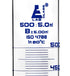 EISCO Graduated Cylinder, 500ml - Class B Tolerance ±5.00ml - Round Base - Blue Graduations - Borosilicate 3.3 Glass...