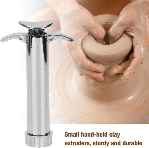 Clay Extruder, Stainless Steel Sugar Paste Extruder Cake Fondant Decorating Tool Set, Fondant Ceramics Pottery Clay Extruders Mixers Sculpture Cra...