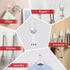 8PCS Hooks Small Light Clips with Adhesive Strips(Damage-Free Remove), Hanging Decorating Clips for String Fairy Lights, Multi-Function Self Adhes...