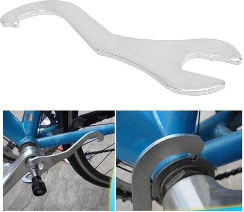 Spanner Wrench Set, 2 in 1 Multifunctional Steel Bike Bottom Bracket Tool Practical Tough Bicycle Crank Removal Tool for Bicycle Repairment Access...