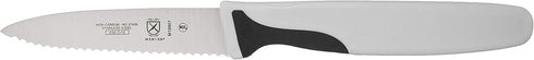 Mercer Culinary M19901P Millennia Black Handle, 3-Inch Slim Serrated, Paring Knife...