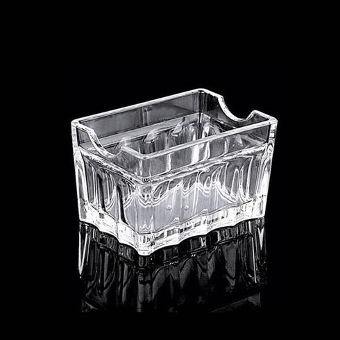 Acrylic Tea Bags Caddy Organizer,Tea Chest Box,Holder for Tea Coffee Bags,Small Packets,Sweeteners,11x6.5x6.5cm,1 Divided Section,YTBH-8330...