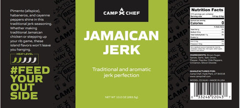 Camp Chef Jamaican Jerk Seasoning 10 oz Net Wt...
