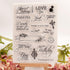 Love Words Clear Stamps for Card Making Blessing Words Transparent Silicone Stamp DIY Scrapbooking Supplies Embossing Paper Card Album...