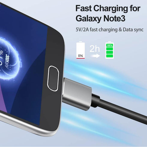 Micro B Cable, USB 3.0 A Male to Micro USB 3.0 Sync Cord,Data Wire Compatible for Toshiba,Seagate,Samsung,My Passport and More External Hard Drive...
