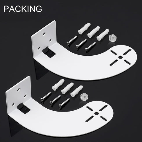 2Pack Outside Corner Wall Mount Bracket for Wyze Cam Pan V3,Wyze Cam V4,Maximum Coverage of 270° on Both Sides of The House,Reducing Blind Spots,E...