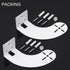 2Pack Outside Corner Wall Mount Bracket for Wyze Cam Pan V3,Wyze Cam V4,Maximum Coverage of 270° on Both Sides of The House,Reducing Blind Spots,E...