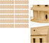 Dollhouse Wooden Shingle, Stable Structure Dollhouse Roof Shingle for 1/12 Scale Doll House for Dollhouse...