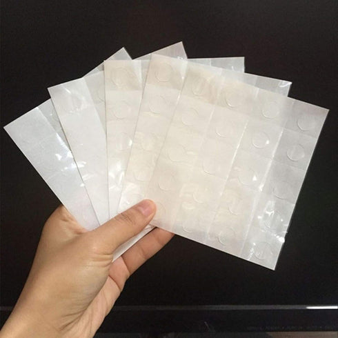 600PCS Clear Dots Glue Removable Double Sided Adhesive Dots for Balloons Sticking Hanging Posters Photos Paper Scrapbooking Walls Candles Making B...
