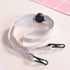 10 Pcs Adjustable Windproof Ropes Hat Removable Chin Cords Flexible Cap Strap Clips Anti Lost Hat Strap Holder Black...