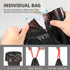 drawstring garbage bag, black drawstring garbage bag 17.7 * 19.6inch Capacity 4 gallons 15 pieces/roll 75 pieces in total PE material...