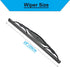 Rear Wiper Blade-10 inch Rear Windshield Wiper Blades for Chevrolet Trax 2013-2022 / Buick Encore 2013-2022 / Jeep Compass 2007-2017 / Jeep Patrio...