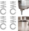 4pcs Stand Mixer Spring and 4pcs Washer Compatible with Stand Mixer, Stainless Steel Stand Mixer Accessories Parts Replacement Kit, Easy to Instal...
