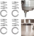 4pcs Stand Mixer Spring and 4pcs Washer Compatible with Stand Mixer, Stainless Steel Stand Mixer Accessories Parts Replacement Kit, Easy to Instal...