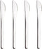 VANRA 5.8in 4-Piece Dessert Knives Set Stainless Steel Kids Dinner Knife Appetizer Fruit Snack Serving Knives Small Flatware Set...