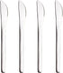 VANRA 5.8in 4-Piece Dessert Knives Set Stainless Steel Kids Dinner Knife Appetizer Fruit Snack Serving Knives Small Flatware Set...