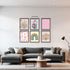 Posterizer 6 pcs-Pink Danish Pastel Boho Flower Market Posters-Collectibles & Fine Art-Abstract & Modern Art-Gift for Street Art, Mural Fans-Decor...