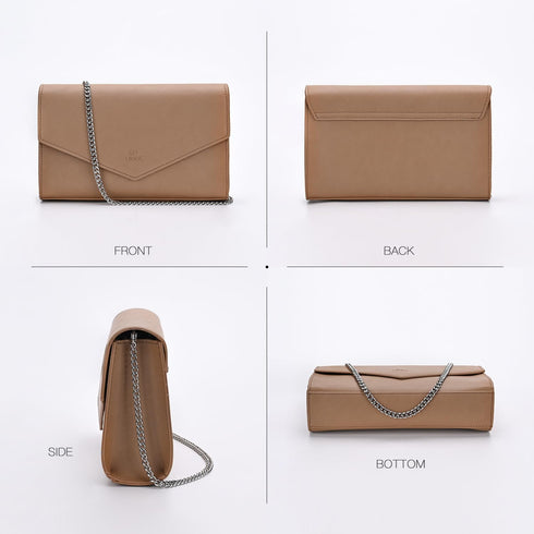 GM LIKKIE Clutch Purse for Women, Evening Envelope Clutch Bag, Crossbody Foldover PU Leather Shoulder Handbag...