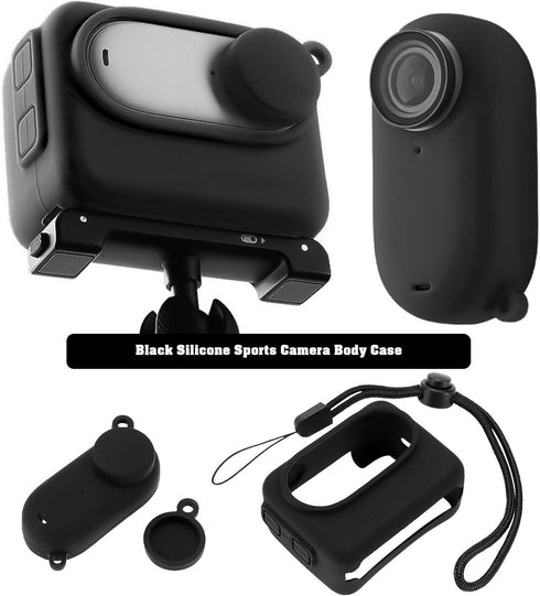 The Lord of the Tools Silicone Protective Case Silicone Protective Cover Kit Action Camera Protective Case Compatible with Insta360 GO 3 Action Ca...