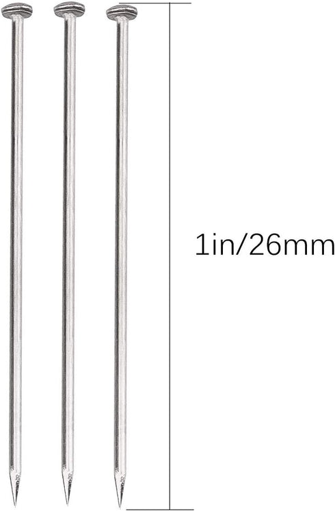 AIEX 1000 Pieces 1 Inch Sewing Pins Head Pins Fine Satin Pin Straight for Dressmaker Jewelry Craft Sewing Projects...