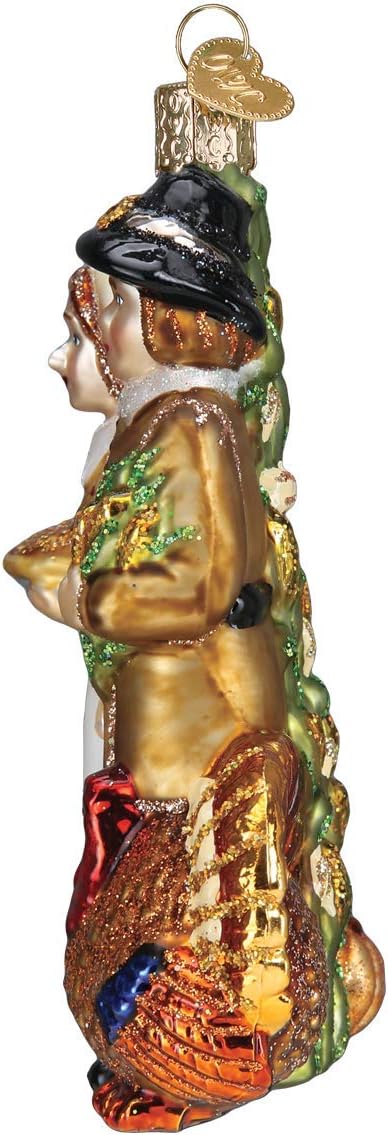 Old World Christmas Pilgrim Thanksgiving Glass Blown Ornaments for Christmas Tree...