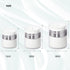 Airless Pump Jar,Cream Jar Vacuum Bottle, Empty Refillable Cosmetic Air Pump Jars Bottles, Portable Airless Lotion Sample Container Pot, Leak-Proo...
