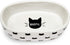 Park Life Designs 5.25" Oval Cat Dish (Monty (White))...