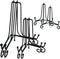 6PCS 3 Size Black Iron Plate Stands for Display 4 6 8 Inch, Decorative Metal Plate Holders for Displaying, Mini Easel Stand, Frame, Book, Card, Pl...