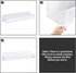 VAEHOLD Adhesive Acrylic Spice Rack with Nano Double Sided Tape Wall Mount Organizer Clear Wall Spice Rack With Shelf Ends for Kitchen Cabinet Doo...