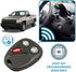 Keyless2Go Replacement for Keyless Entry Car Key Vehicles That Use 3 Button LHJ011-2 Pack...