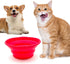 Large Collapsible Dog Cat Bowl Travel Water Food Bowls, 2 Pack Portable Foldable Pet Bowl for Walking Parking Outdoors Traveling...