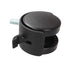 8 Pack Plastic Castor Replacement Wheel for Furniture, 1.5 Inch Diameter Black Small Threaded Caster Cabinet Wheel Office Furniture Desk Floor Swi...