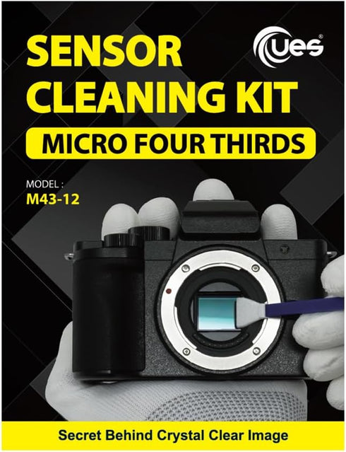 Digital Camera Micro Four-Thirds 4/3 (MFT) 12mm Sensor Cleaning Swabs x 14pcs + 15ml Liquid Cleaner for Mirrorless MILC and ILDC......