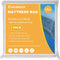 Mattress Bags for Moving 1.5 Mil Mattress Storage Bag Twin or Full Size 1 Pack - Heavy Duty Thick Plastic Wrap Mattress Protector Long-Term Storag...