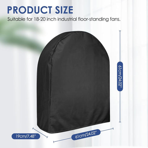 Industrial Heavy Duty Outdoor Floor Fan Waterproof Dustproof Cover...
