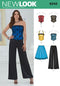 Simplicity Creative Patterns New Look 6242 Misses' Corset Top, Pants and Skirt, A (4-6-8-10-12-14-16)...