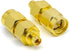 2PCS SMA to MMCX Adapter, SMA Male to MMCX Female Coax Connector, Low Loss MMCX SMA Coax Cable Antenna Adapter for Repeaters, Audio, Video...