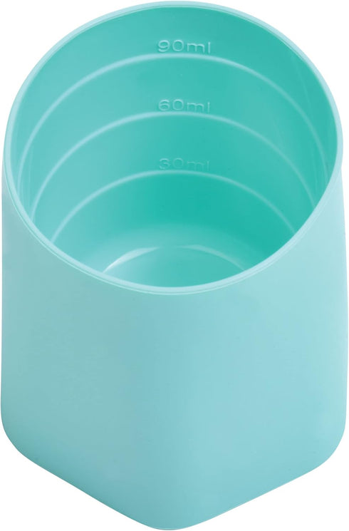 Tiny Twinkle Silicone Baby Cup 2 Pack - Open Training Cup for Independent Drinking, 4 oz (Blue, Mint)...